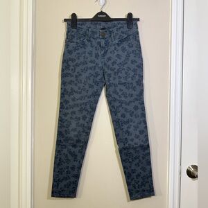 GAP 1969 GIRL/WOMEN PRINT DENIM SKINNY CROP JEAN SIZE 0/24